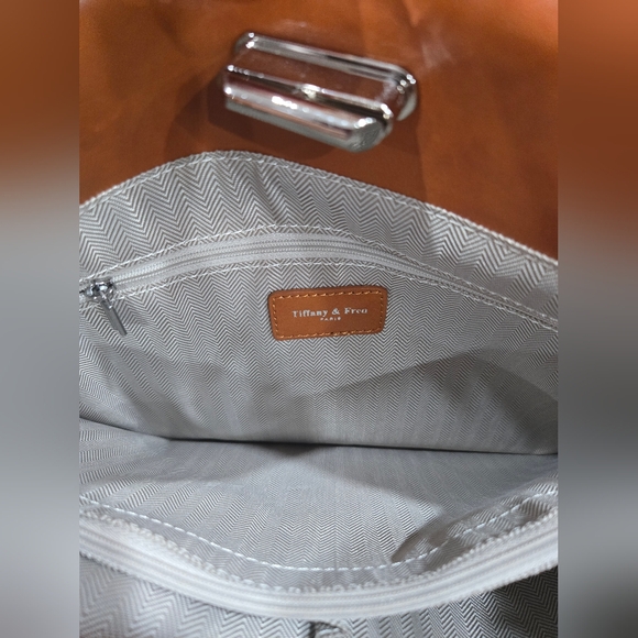 TIFFANY & FRED Paris Bag Tote Caramel color genuine Leather NEW - Picture 7 of 17